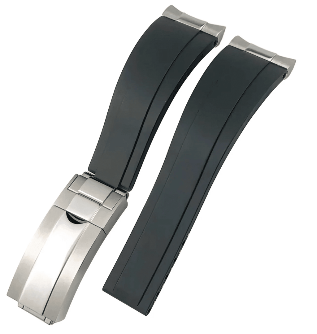 Premium Black Silicone Strap - WATCHES BY MODDY