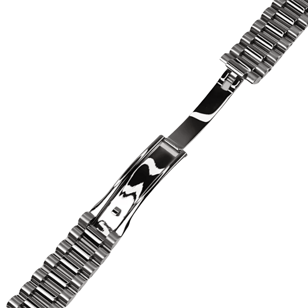 Premium Silver President Bracelet - WATCHES BY MODDY
