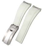 Premium White Silicone Strap - WATCHES BY MODDY