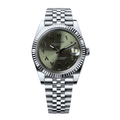 Seiko Mod Datejust Arabic Olive - WATCHES BY MODDY