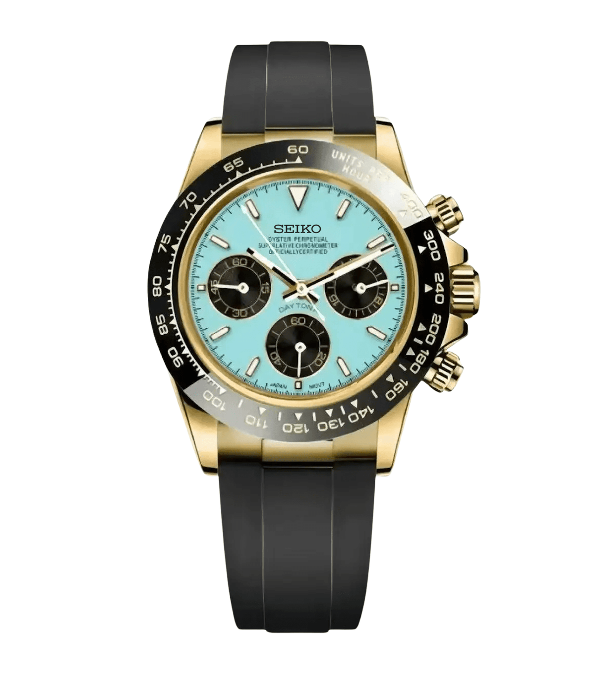 Seiko Mod Daytona Gold Tiffany - WATCHES BY MODDY