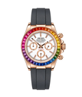 Seiko Mod Daytona Rainbow White