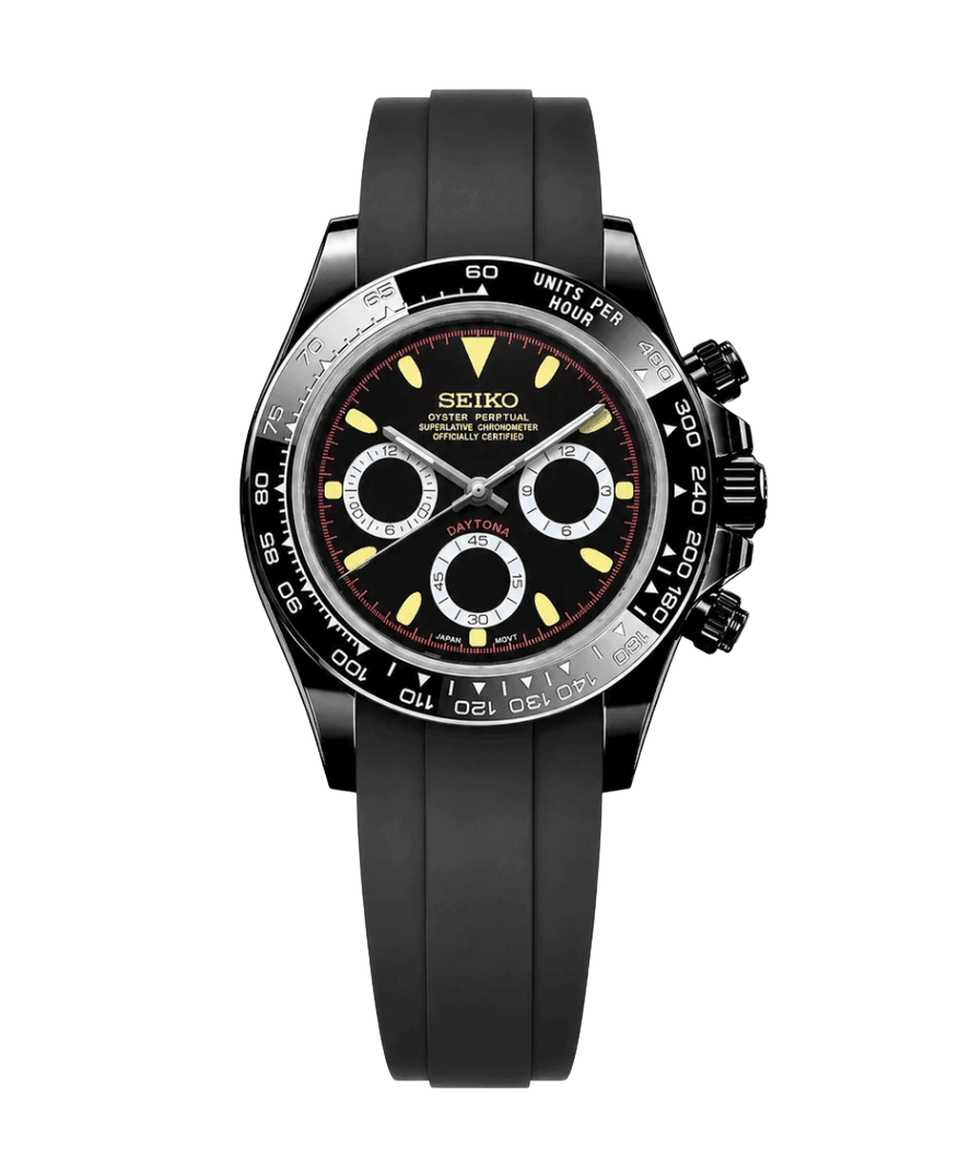 Seiko Mod Daytona Steath Spark - WATCHES BY MODDY