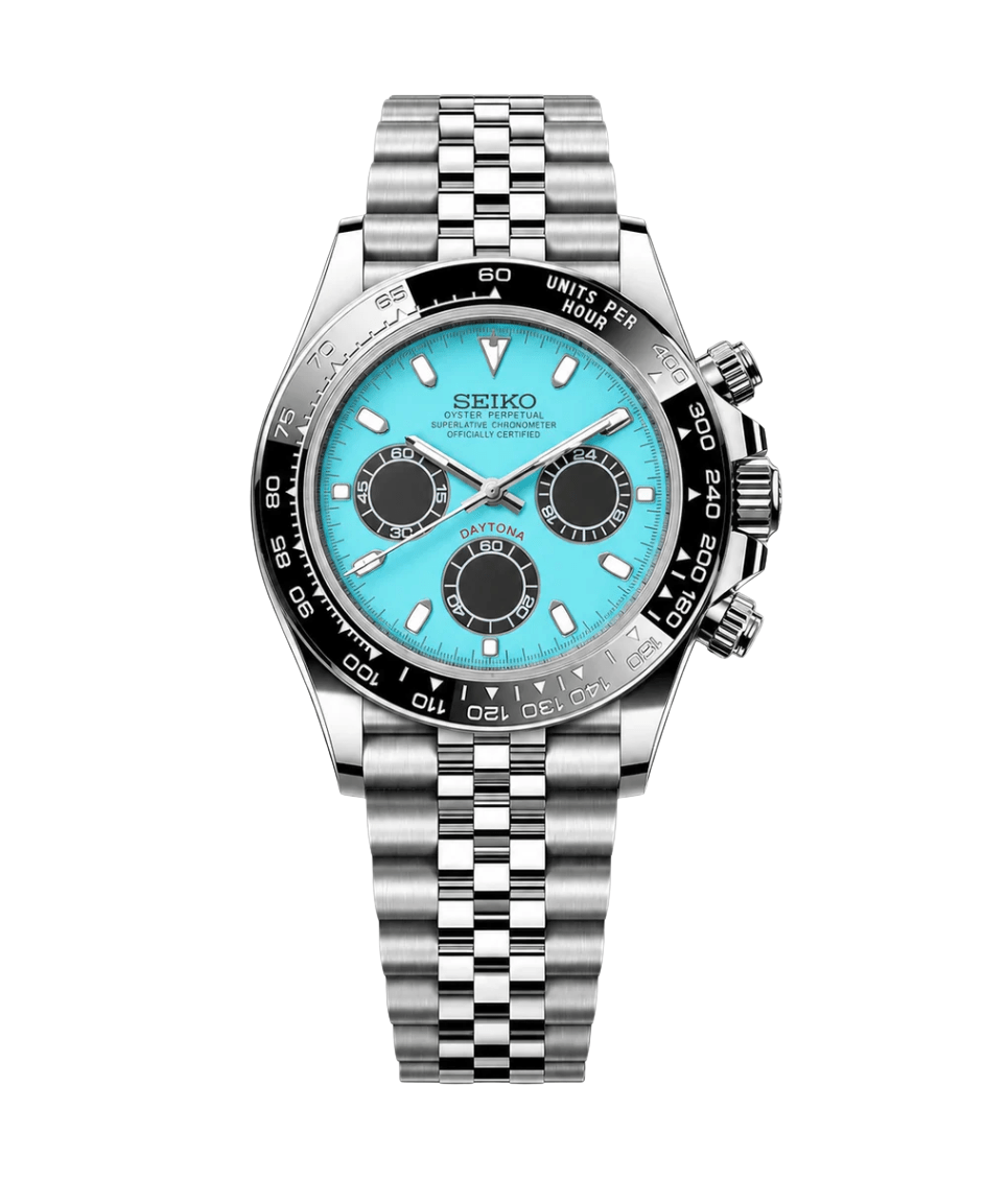 Seiko Mod Daytona Tiffany Blue