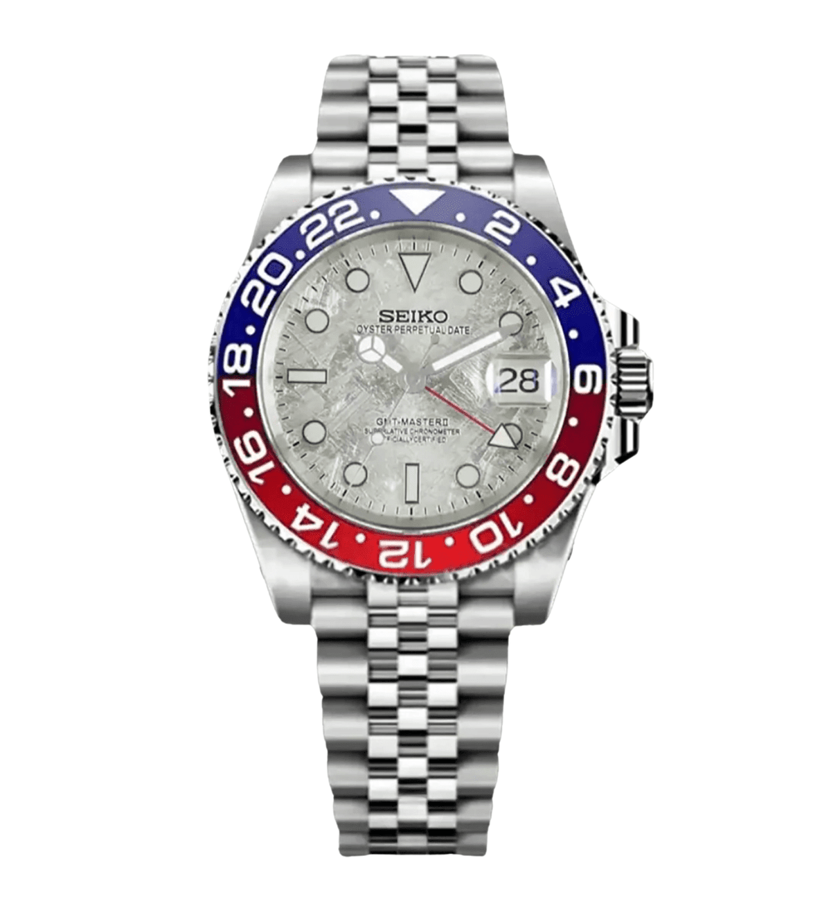 Seiko Mod GMT Pepsi Meteorite - WATCHES BY MODDY
