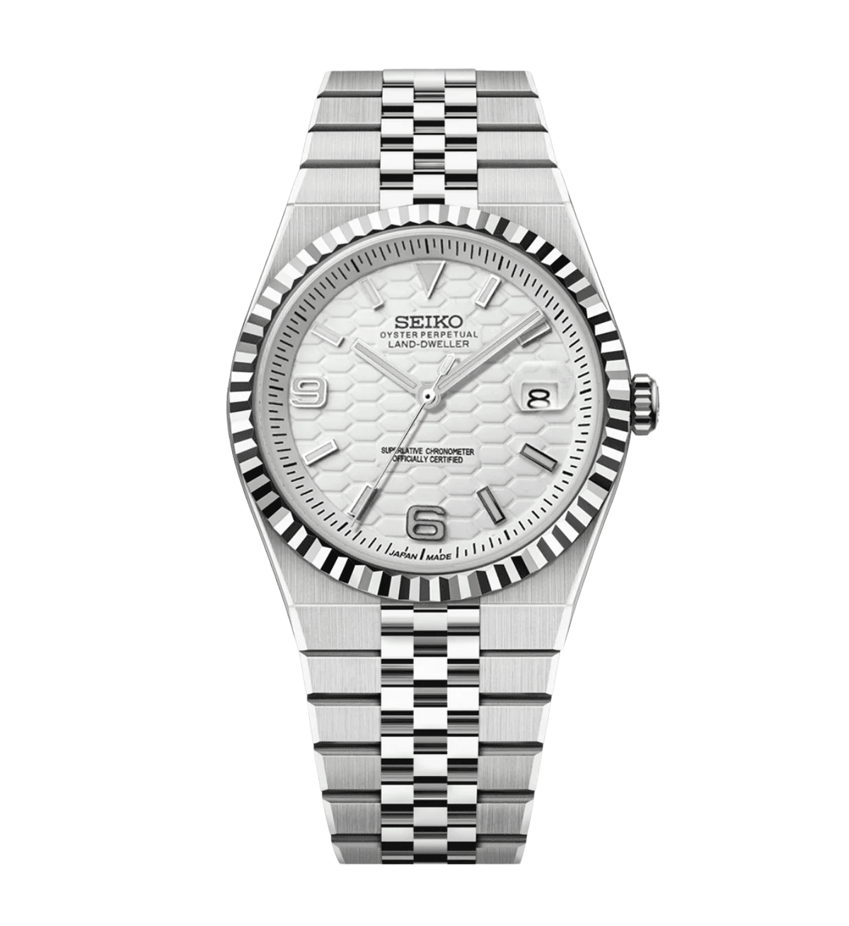 Seiko Mod Land-Dweller White - WATCHES BY MODDY