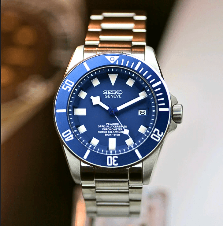 Seiko Mod Pelagos Blue - WATCHES BY MODDY