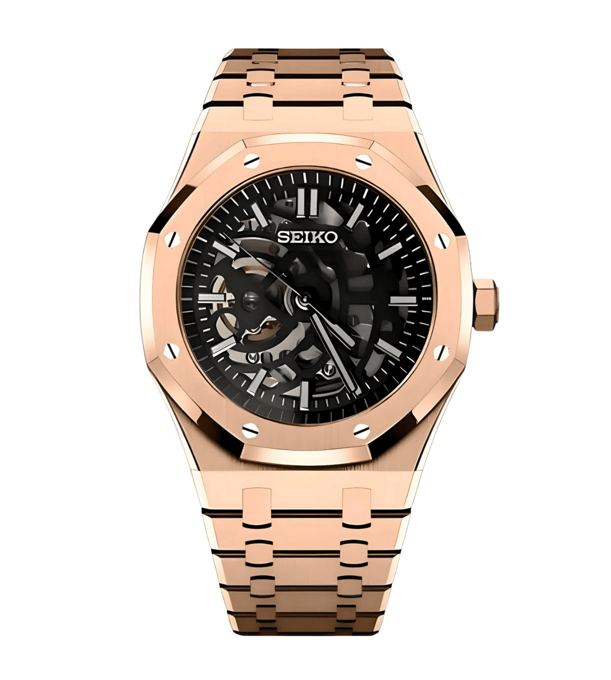 Seiko Mod Royal Oak RG Skeleton - WATCHES BY MODDY