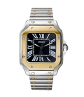 Seiko Mod Santos Twotone Black
