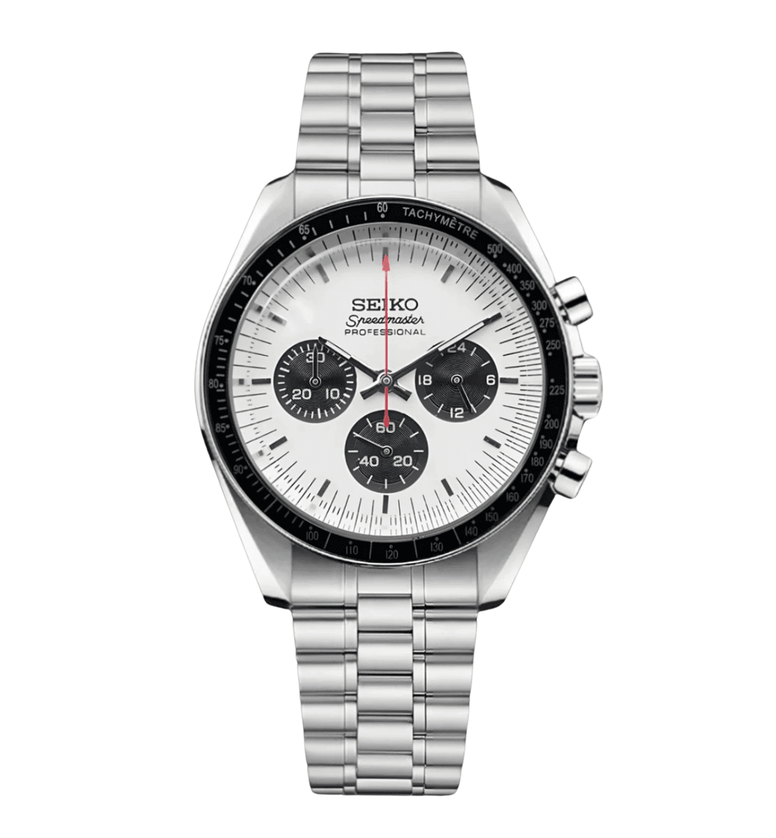 Seiko Mod Speedmaster White - WATCHES BY MODDY